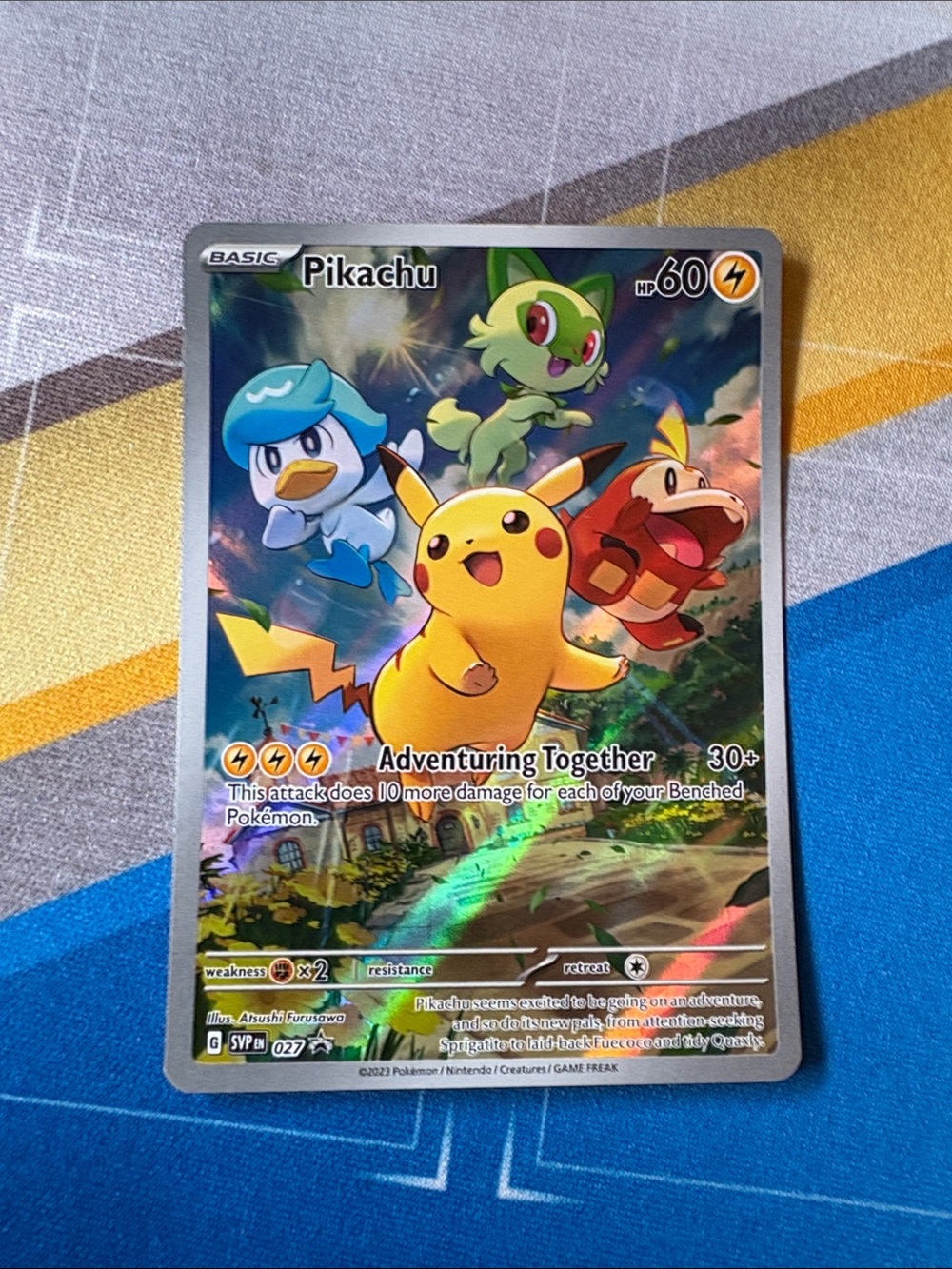 Pikachu - SVP027 - SVP Black Star Promos Pokemon Trading Card Excellent